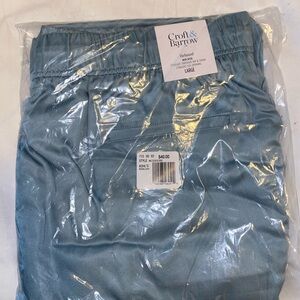 Croft & Barrow brand new light blue relaxed fit pants in large